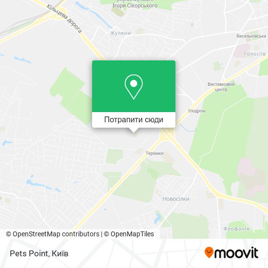 Карта Pets Point