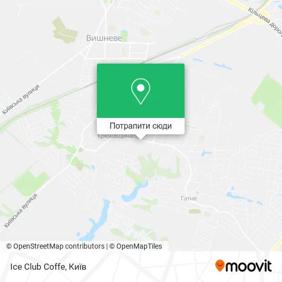 Карта Ice Club Coffe