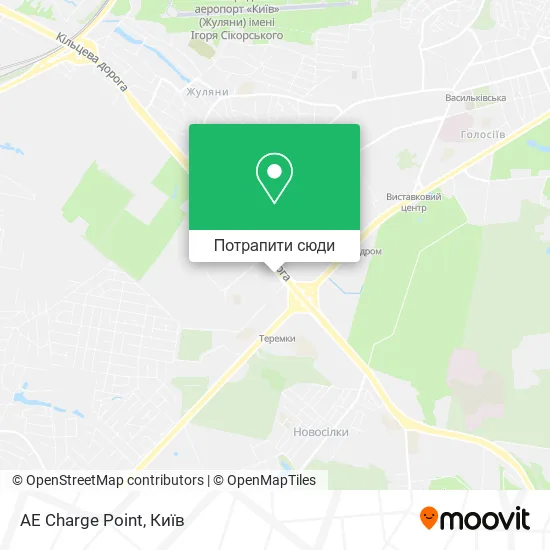 Карта AE Charge Point