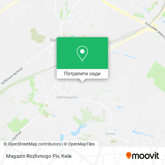 Карта Magazin Rozlivnogo Piv