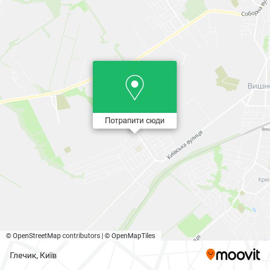 Карта Глечик