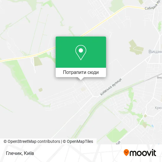 Карта Глечик