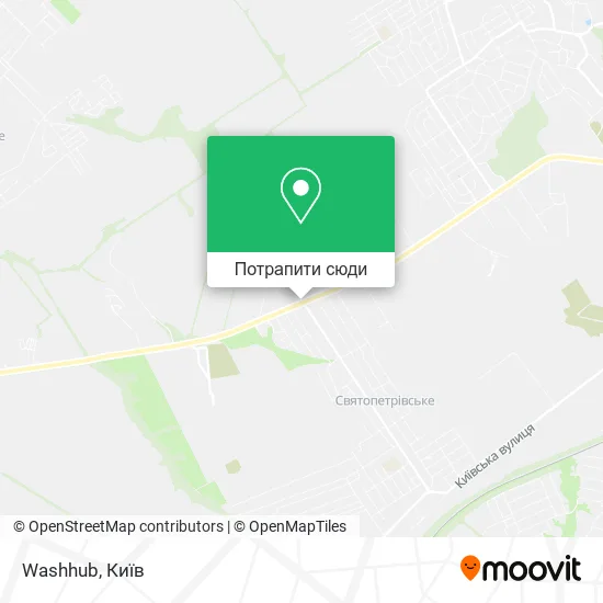Карта Washhub