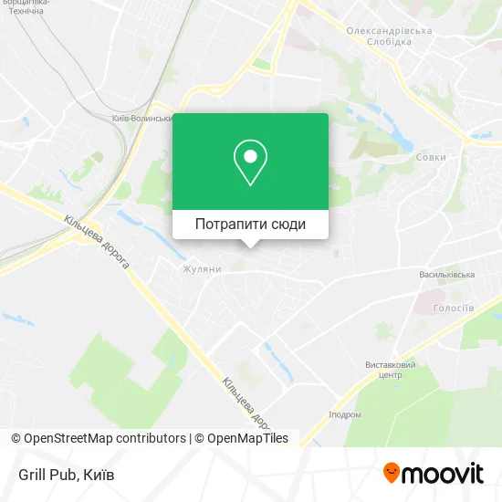 Карта Grill Pub