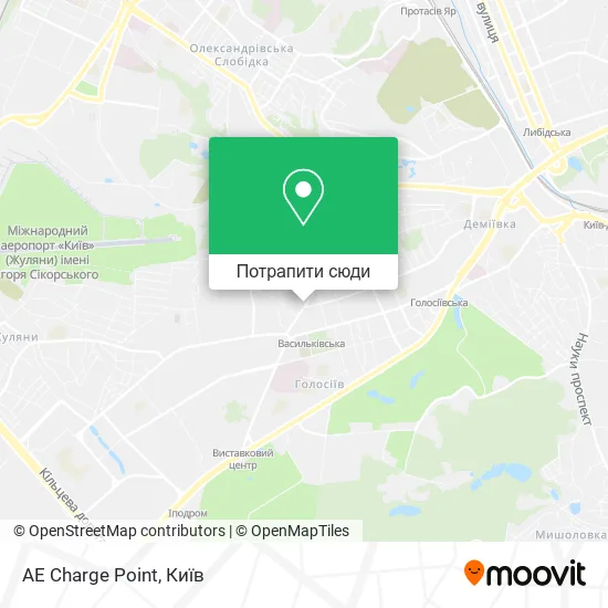 Карта AE Charge Point