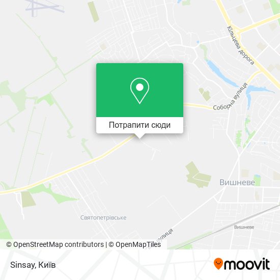 Карта Sinsay