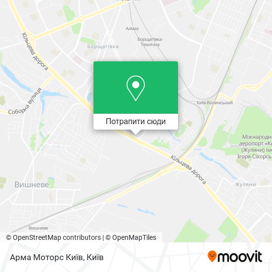 Карта Арма Моторс Київ