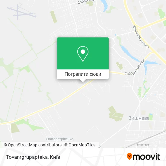 Карта Tovanrgrupapteka