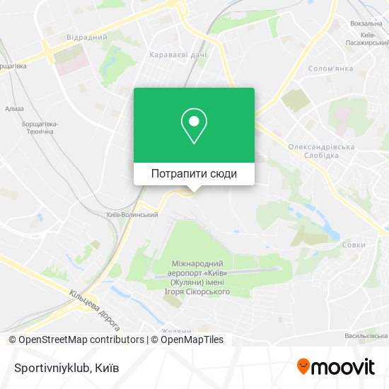 Карта Sportivniyklub