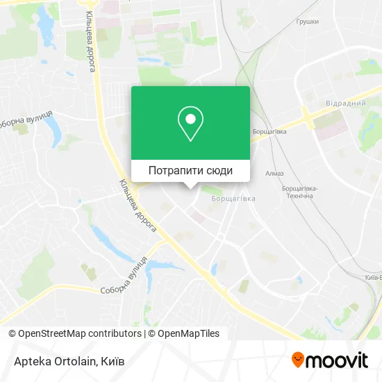 Карта Apteka Ortolain