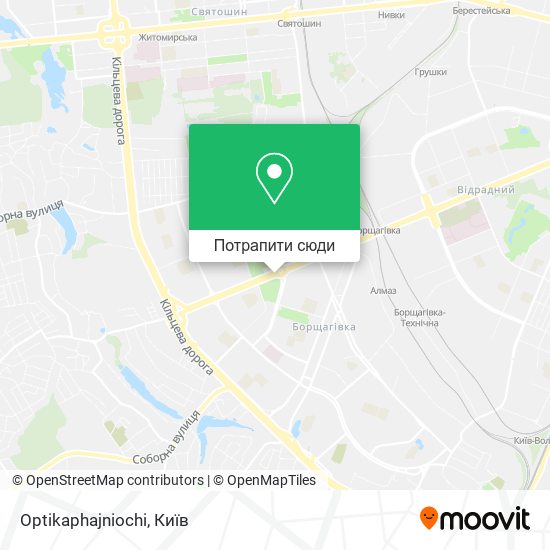 Карта Optikaphajniochi