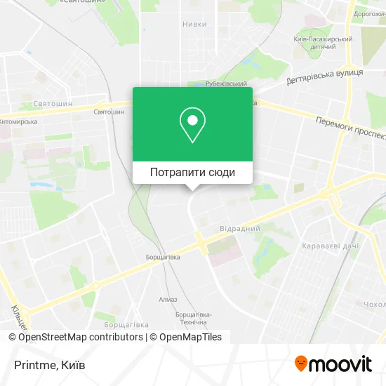 Карта Printme