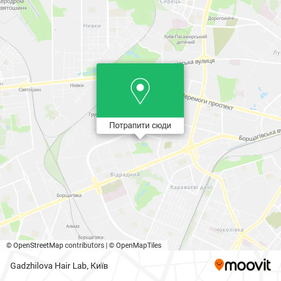 Карта Gadzhilova Hair Lab