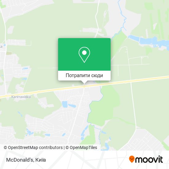 Карта McDonald's
