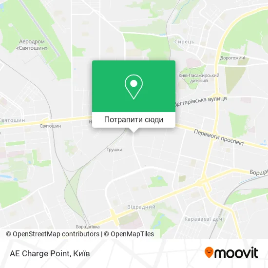 Карта AE Charge Point