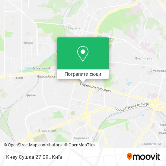 Карта Кнеу Сушка 27.09.