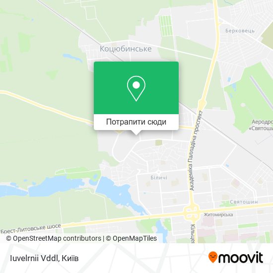 Карта Iuvelrnii Vddl