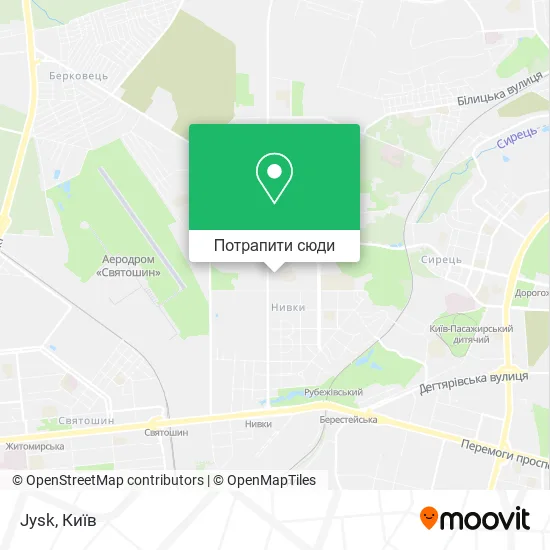 Карта Jysk