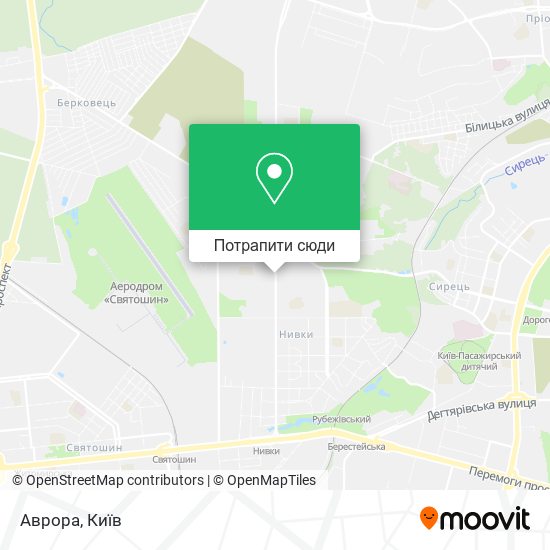 Карта Аврора