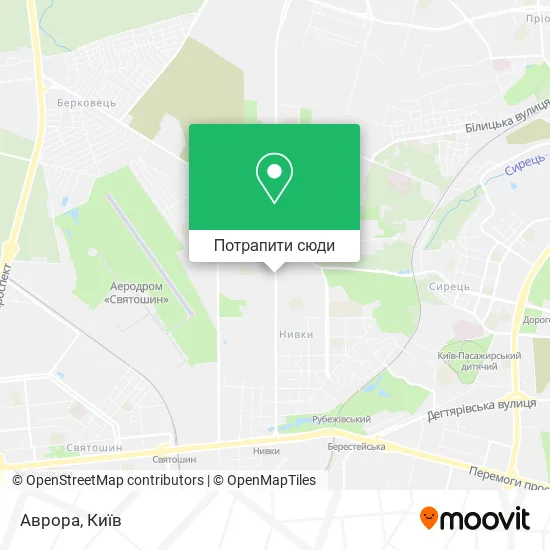 Карта Аврора