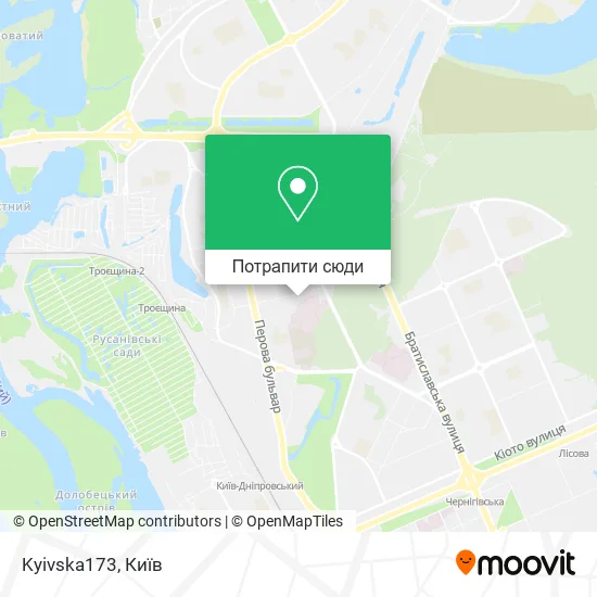Карта Kyivska173