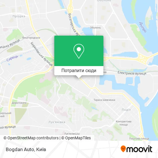 Карта Bogdan Auto
