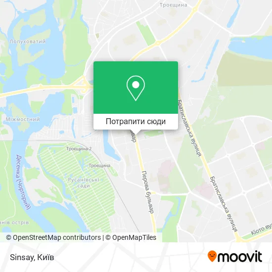 Карта Sinsay