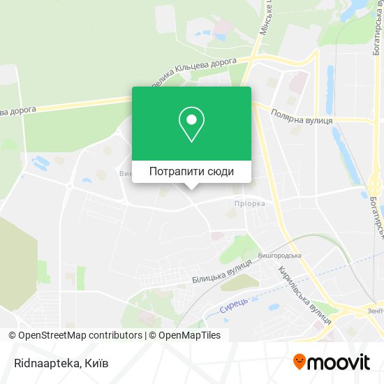 Карта Ridnaapteka
