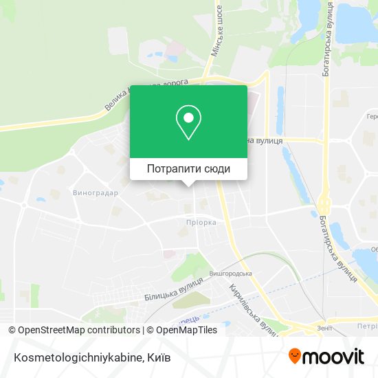 Карта Kosmetologichniykabine