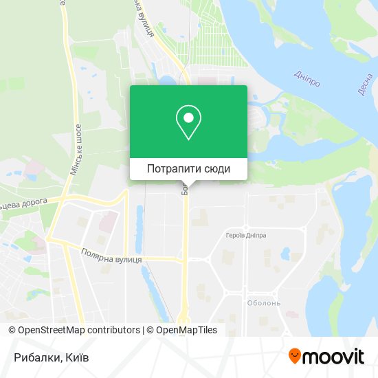 Карта Рибалки