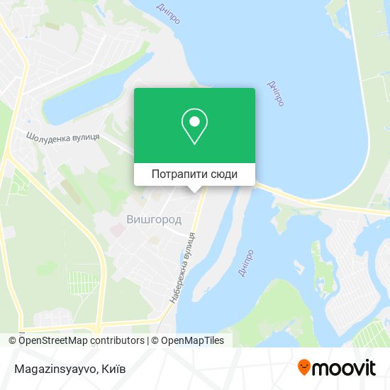 Карта Magazinsyayvo