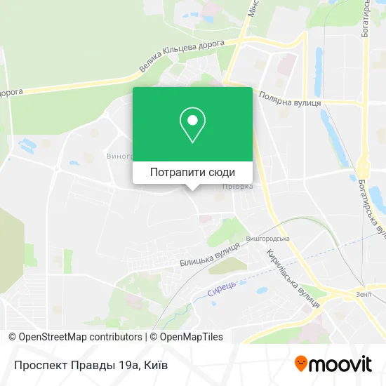 Карта Проспект Правды 19а