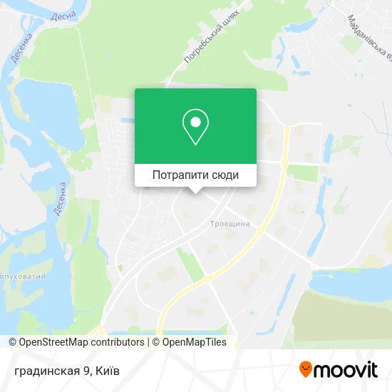 Карта градинская 9