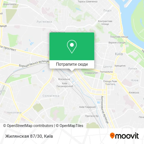 Карта Жилянская 87/30