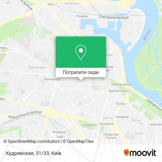 Карта Кудрявская, 31/33