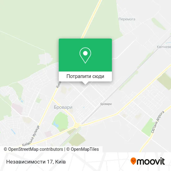Карта Независимости 17
