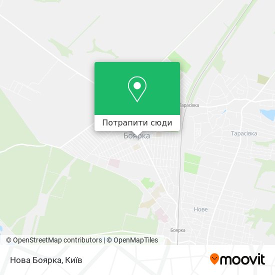 Карта Нова Боярка