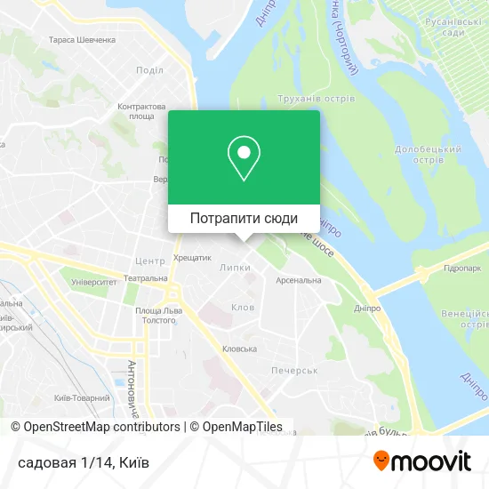 Карта садовая 1/14