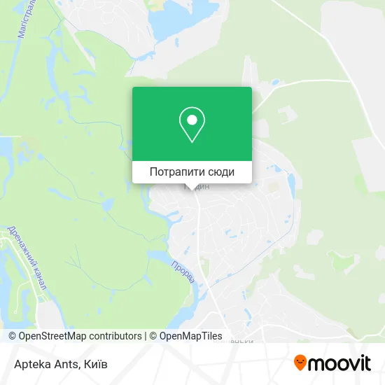 Карта Apteka Ants