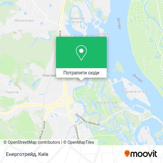 Карта Енерготрейд