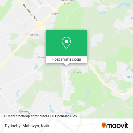 Карта Dytiachyi Mahazyn