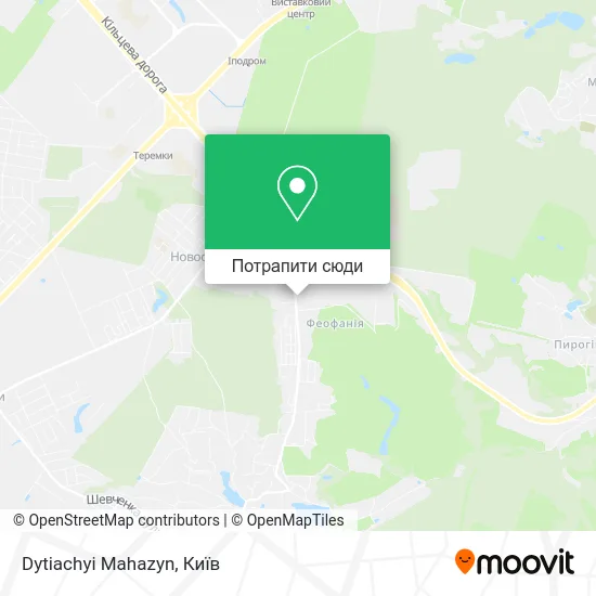 Карта Dytiachyi Mahazyn