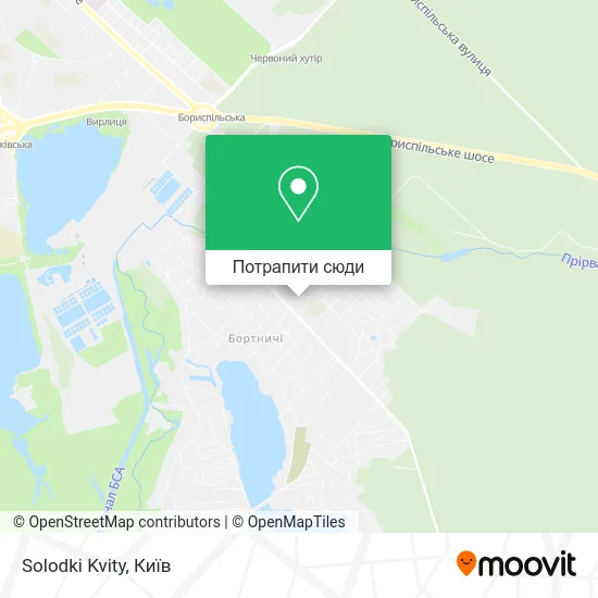 Карта Solodki Kvity