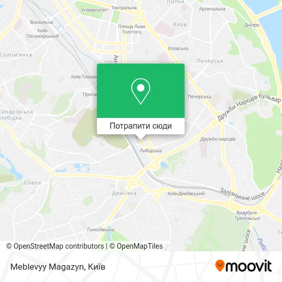 Карта Meblevyy Magazyn