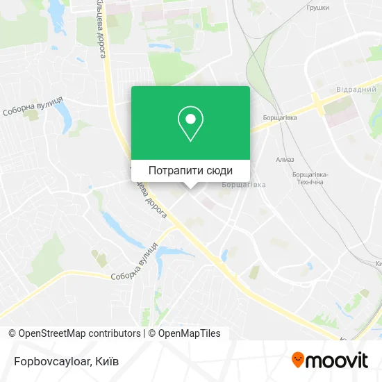 Карта Fopbovcayloar