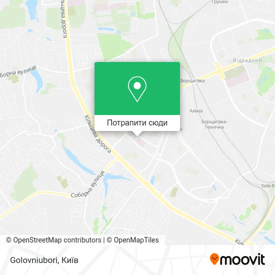 Карта Golovniubori