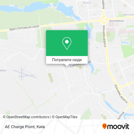 Карта AE Charge Point