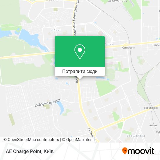 Карта AE Charge Point
