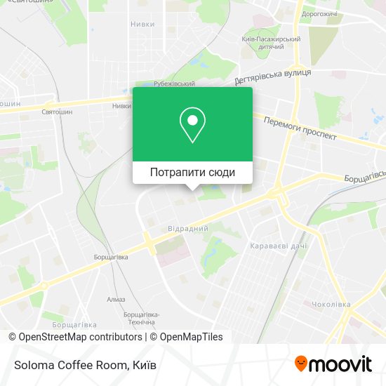 Карта Soloma Coffee Room