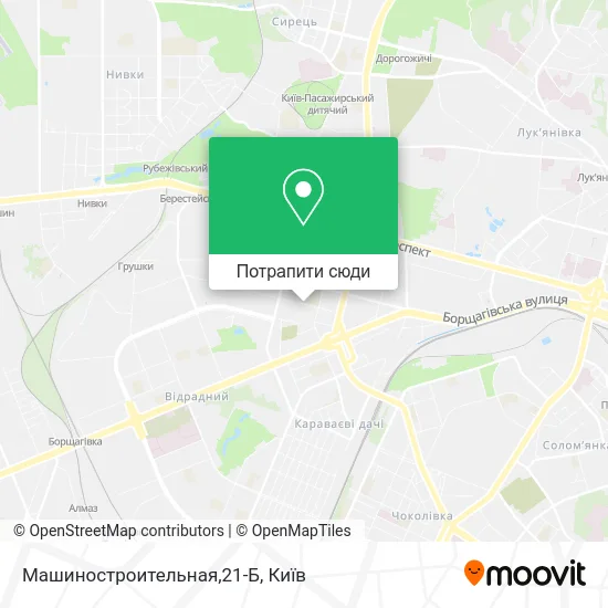 Карта Машиностроительная,21-Б